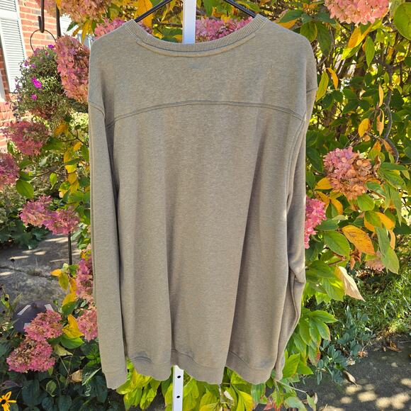 Puma Men's Olive Big Logo Sweatshirt size XL dryCELL - Picture 5 of 8